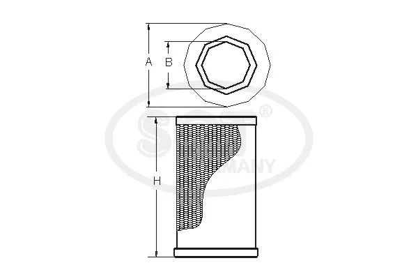 Filtro de ar DAF 105 XF