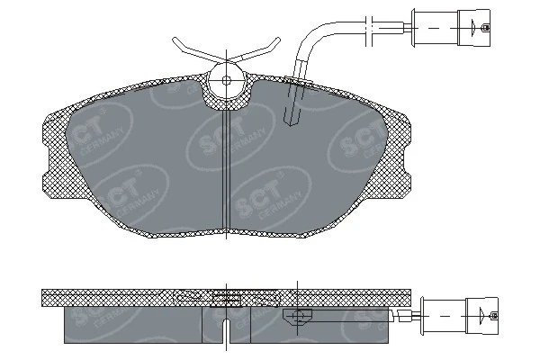 9944329 Fiat/Alfa/Lancia sapatas do freio dianteiras de disco