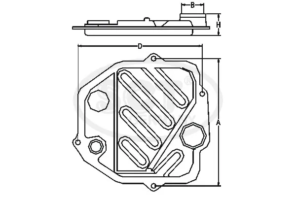 Filtro da Caixa Automática de Mudança SG1712 SCT