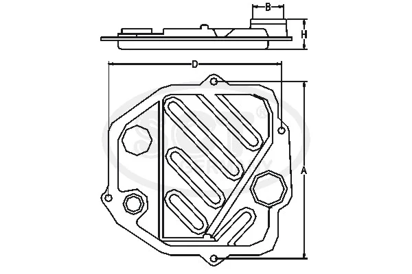 SG 1712 SCT filtro da caixa automática de mudança