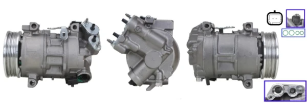 Compressor de aparelho de ar condicionado para Citroen C4 