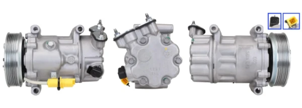 Compressor de aparelho de ar condicionado para Peugeot 207 (WK)