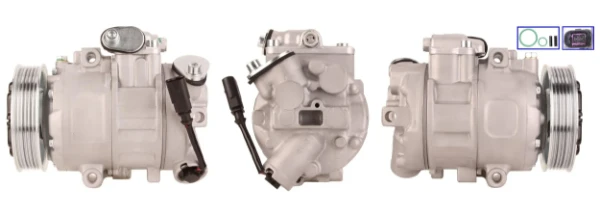 Compressor de aparelho de ar condicionado para Seat Ibiza (6J1)