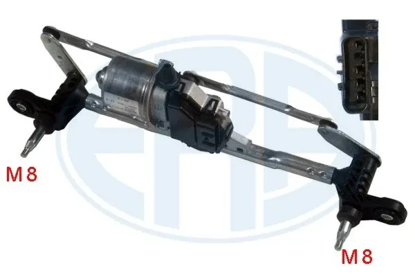 Trapézio de limpador pára-brisas Fiat 500 312