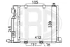 Radiador de aparelho de ar condicionado Opel Zafira F75