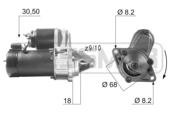 Motor de arranco 220001A ERA