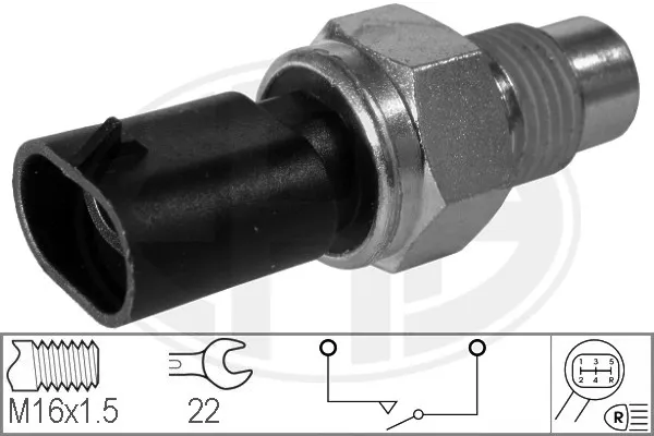 Sensor de ativação das luzes de marcha à ré 330259 ERA