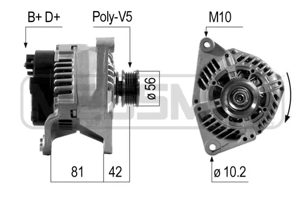 Gerador Audi A6 4B2, 4B4