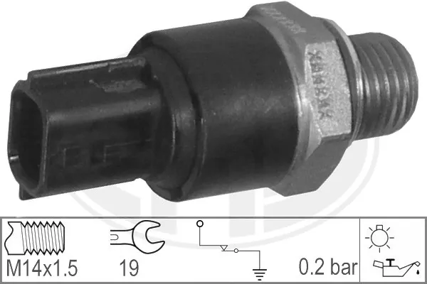 Sensor de pressão de óleo 330577 ERA