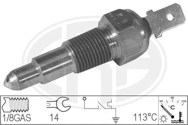 Sensor de temperatura do fluido de esfriamento (de ativação de ventilador do radiador) Hyundai H100 P