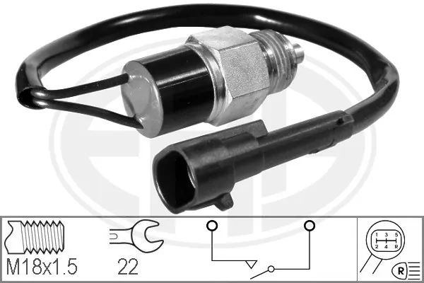 Sensor de ativação das luzes de marcha à ré 330508 ERA