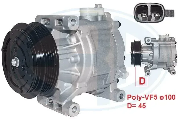 Compressor de aparelho de ar condicionado Fiat 500 312