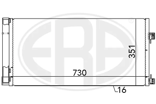 Radiador de aparelho de ar condicionado Renault Laguna 3 BT0, BT1