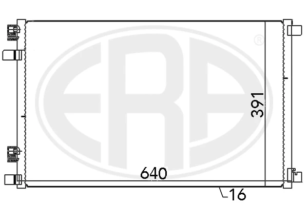 667021 ERA radiador de aparelho de ar condicionado