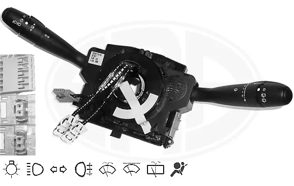 Comutador instalado na coluna da direção, montado 440313 ERA