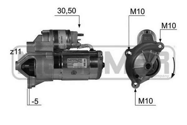 Motor de arranco Peugeot Boxer 250