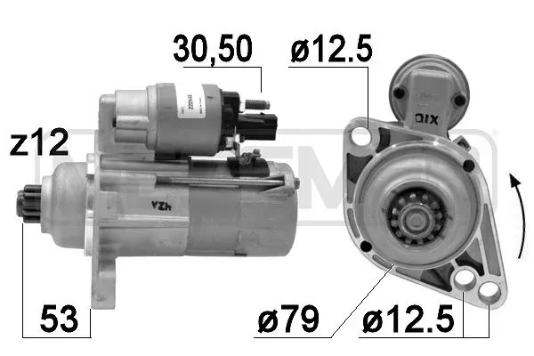 Motor de arranco 220948 ERA