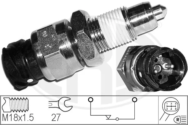 Sensor de ativação das luzes de marcha à ré 330459 ERA