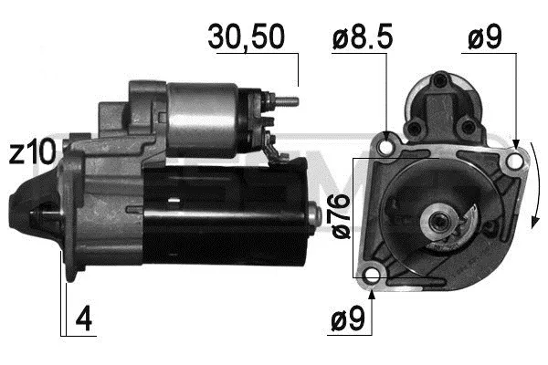 Motor de arranco 220819 ERA