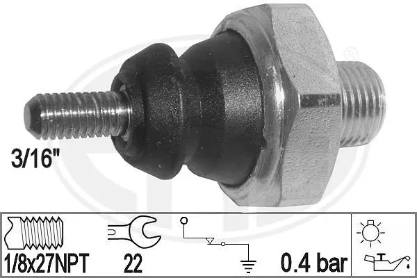 Sensor de pressão de óleo 330894 ERA