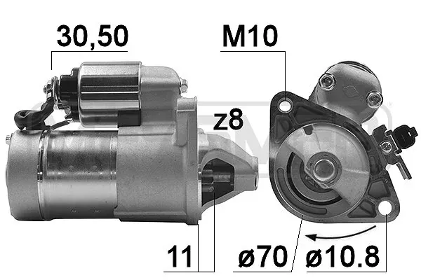 Motor de arranco 220197A ERA