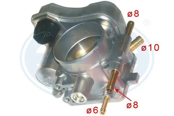 Válvula de borboleta montada Opel Omega 21, 22, 23
