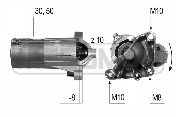 Motor de arranco 220526 ERA