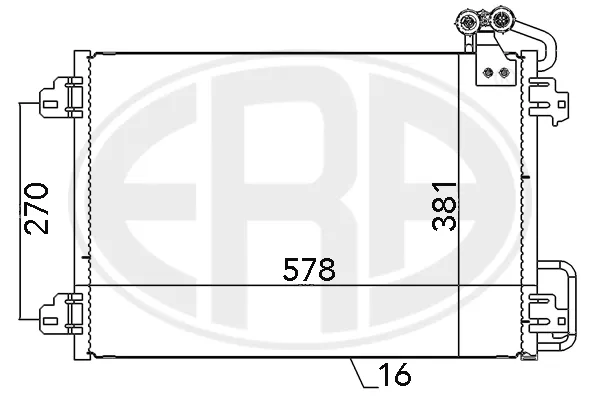 Radiador de aparelho de ar condicionado Renault Scenic 1 JA0, JA1, FA0