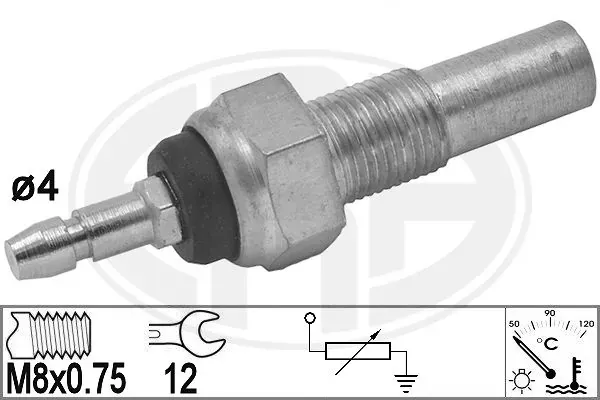 Sensor de temperatura do fluido de esfriamento 330973 ERA