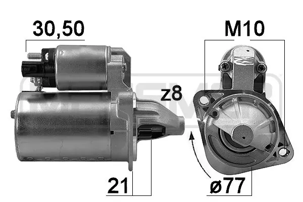 Motor de arranco 221027 ERA