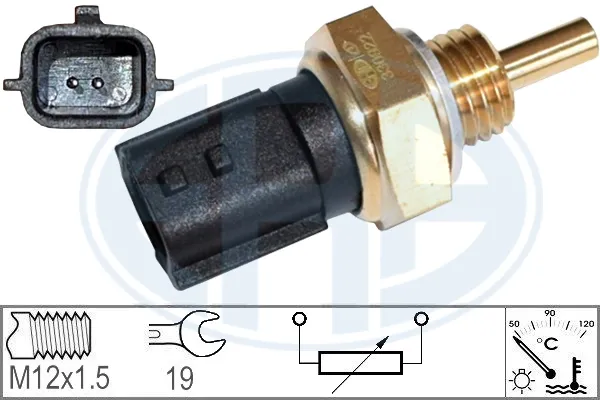 Sensor de temperatura do fluido de esfriamento 330922 ERA