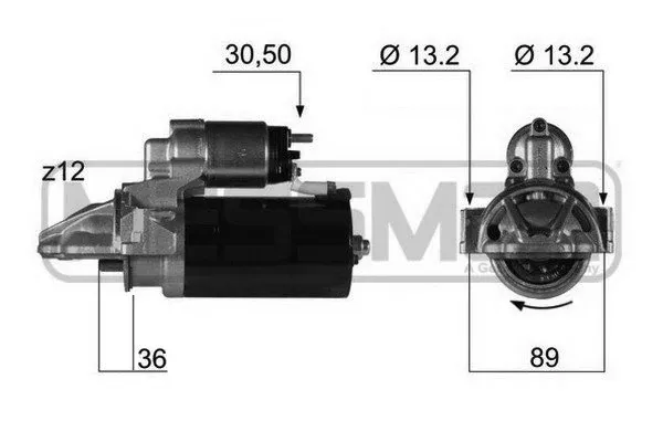 Motor de arranco Fiat Ducato 3 250