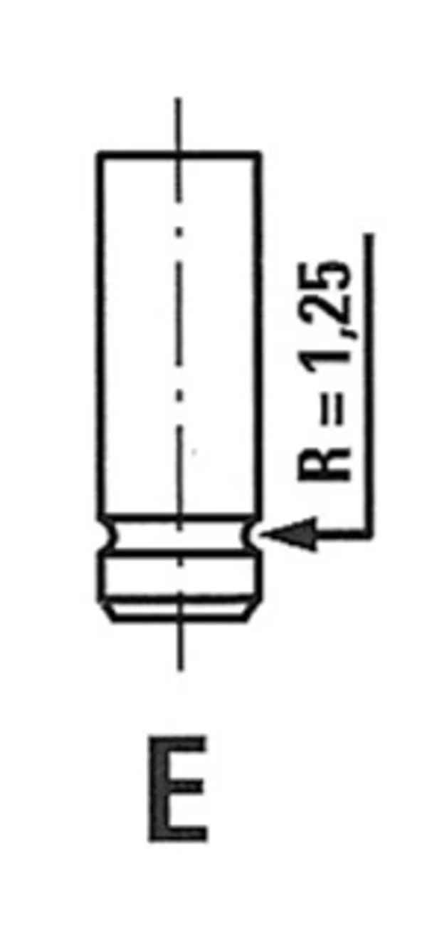Válvula de admissão para Citroen Saxo (S0, S1)