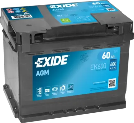 Bateria recarregável (PILHA) EK600 Exide