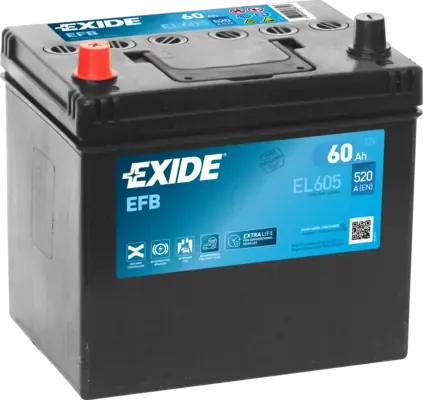 Bateria recarregável (PILHA) EL605 Exide
