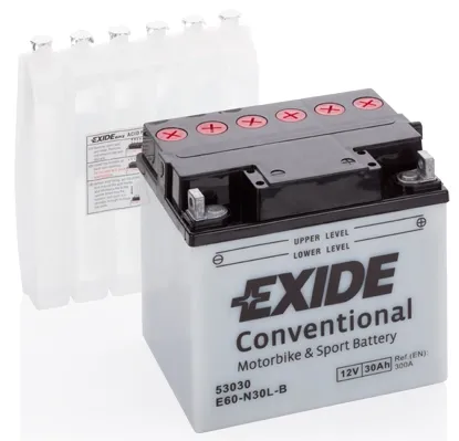 Bateria recarregável (PILHA) E60N30LB Exide