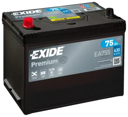 Bateria recarregável (PILHA) EA755 Exide