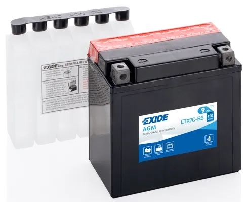 Bateria recarregável (PILHA) ETX9CBS Exide