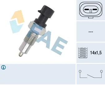Sensor de ativação das luzes de marcha à ré Fiat Siena 178