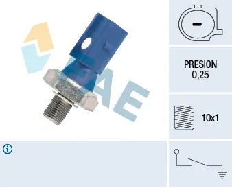 Sensor de pressão de óleo 12870 FAE