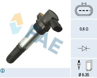 Bobina de ignição 80392 FAE