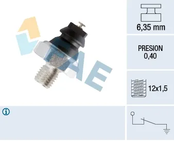 Sensor de pressão de óleo 12200 FAE