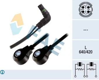 Sensor de detonação 60255 FAE