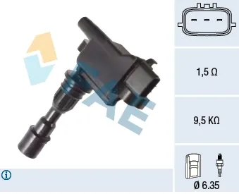 Bobina de ignição 80412 FAE