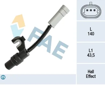Sensor de posição da árvore distribuidora Chrysler Voyager I ES