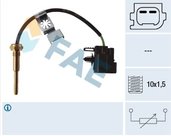 Sensor de temperatura do fluido de esfriamento 32427 FAE