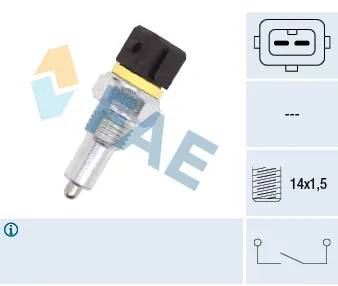 Sensor de ativação das luzes de marcha à ré Peugeot 205 2 20A, C