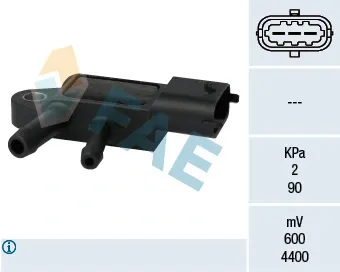 Sensor de pressão dos gases de escape 16110 FAE