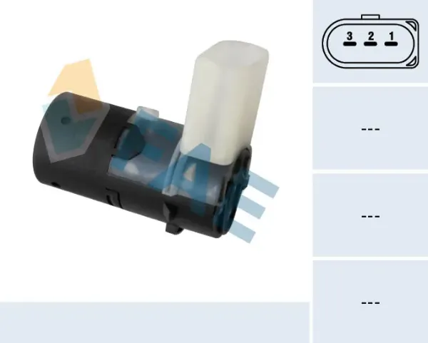 Sensor dianteiro lateral de sinalização de estacionamento (sensor de estacionamento) 66001 FAE