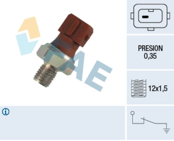 12410 FAE sensor de pressão de óleo